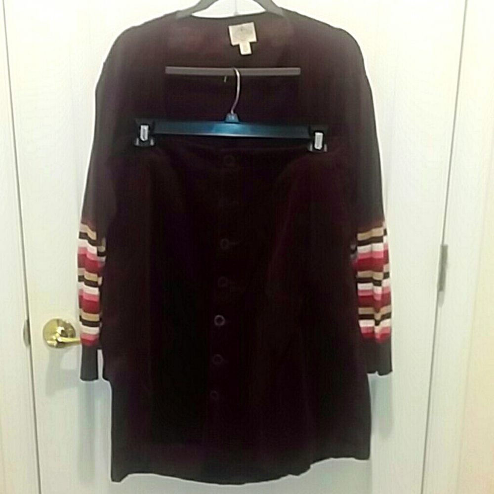 Skirt and cardigan set